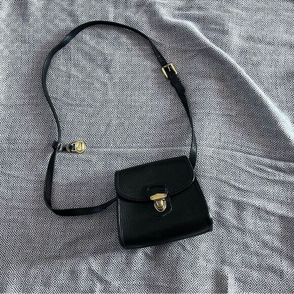 Dooney & Bourke Vintage Black Little Lock Crossbody Bag - Picture 1 of 16